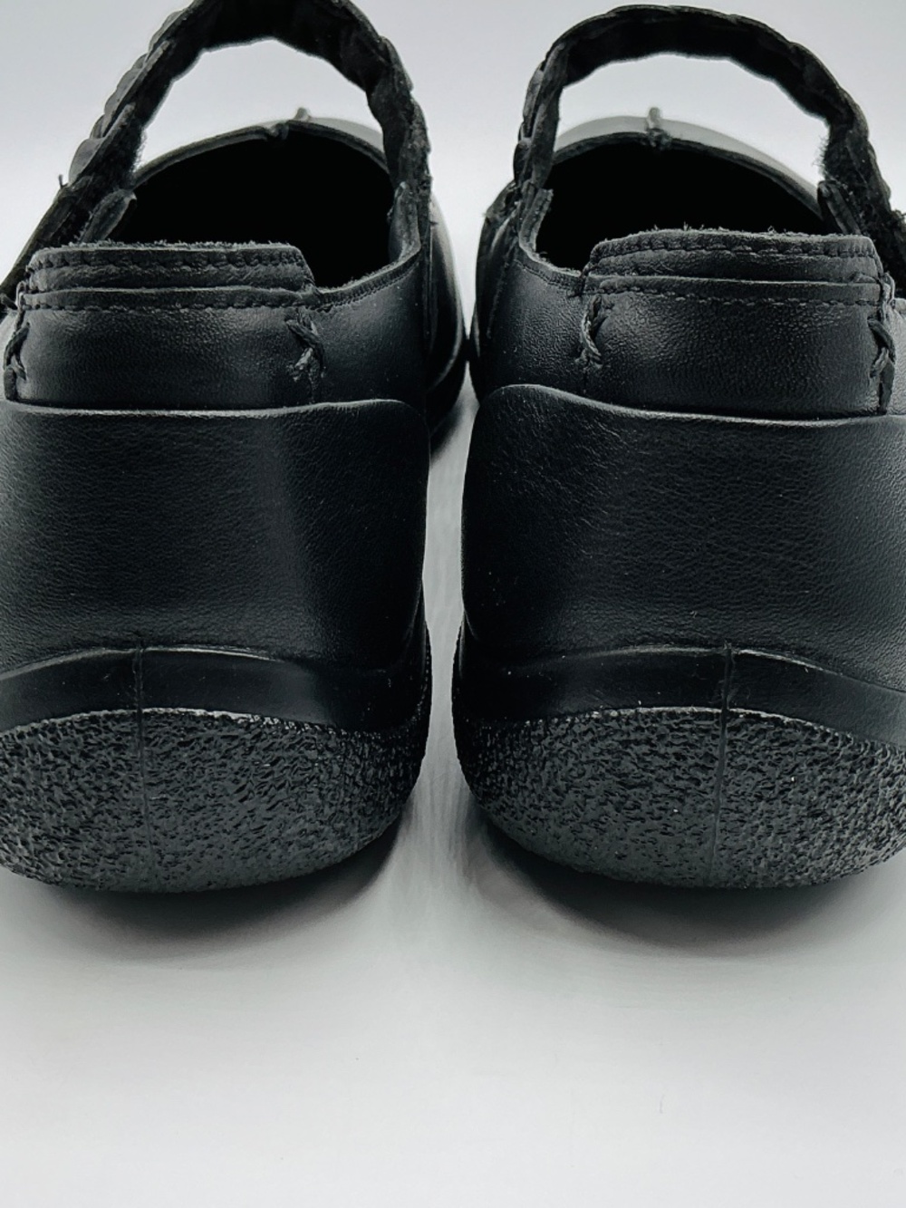 Hotter SHAKE Mary Jane Flats Women Size 11 Wide Black Leather England Shoes Goth - Picture 7 of 15
